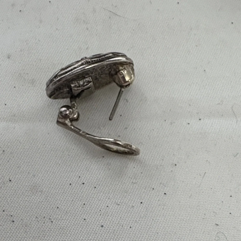 Premier Designs Retired Silver Necklace Set with Cream Accents - Picture 7 of 10